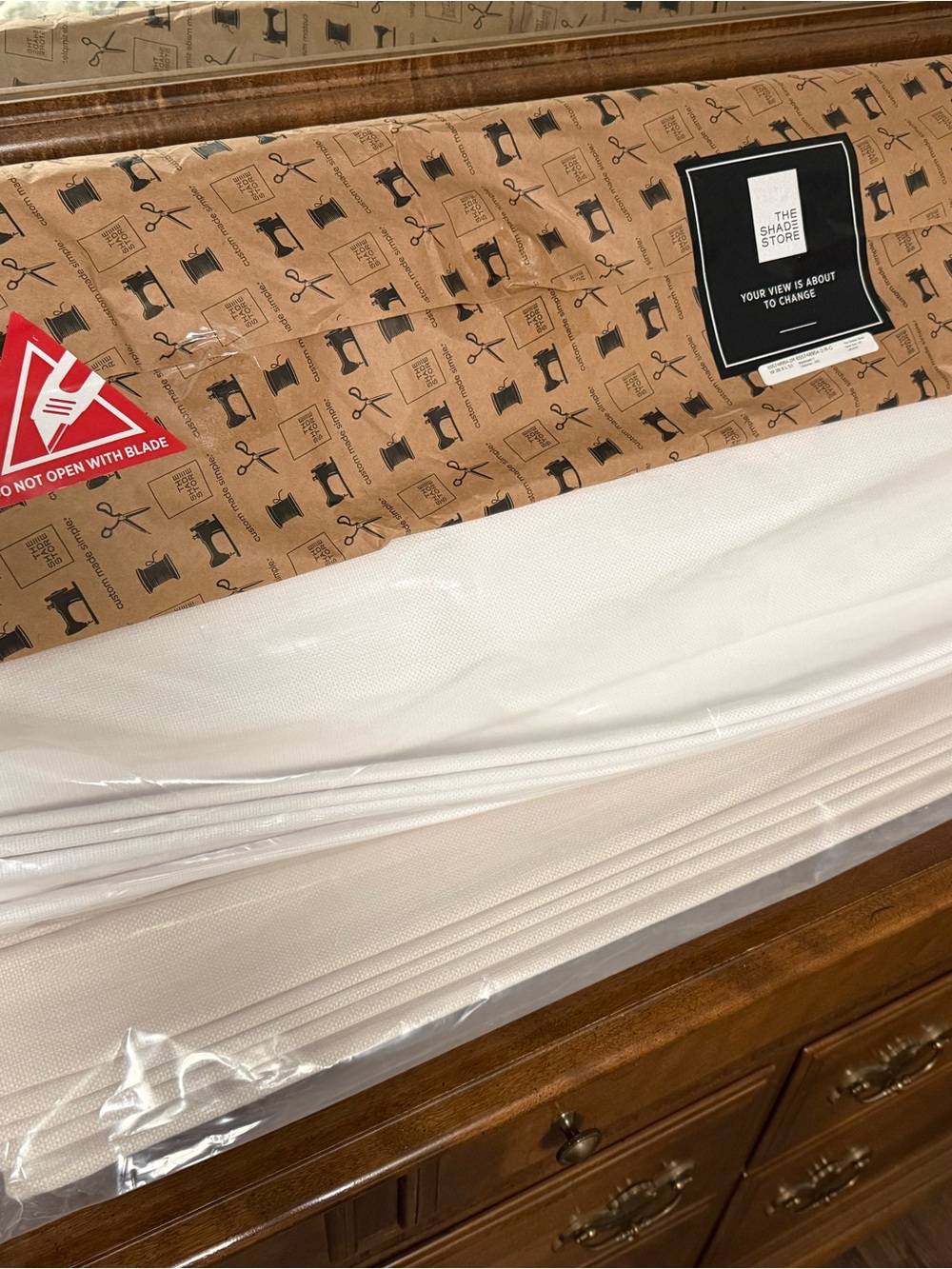 The Shade Store Roman Shades, new never used. $100 each
One white Roman shade - Picture 10 of 12